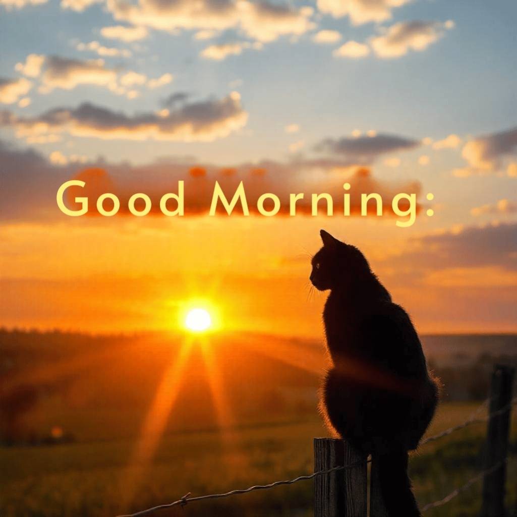 Good Morning Cat Images