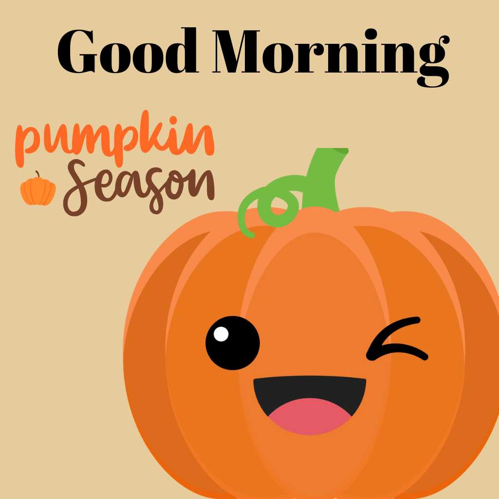 Good Morning Pumpkin Images