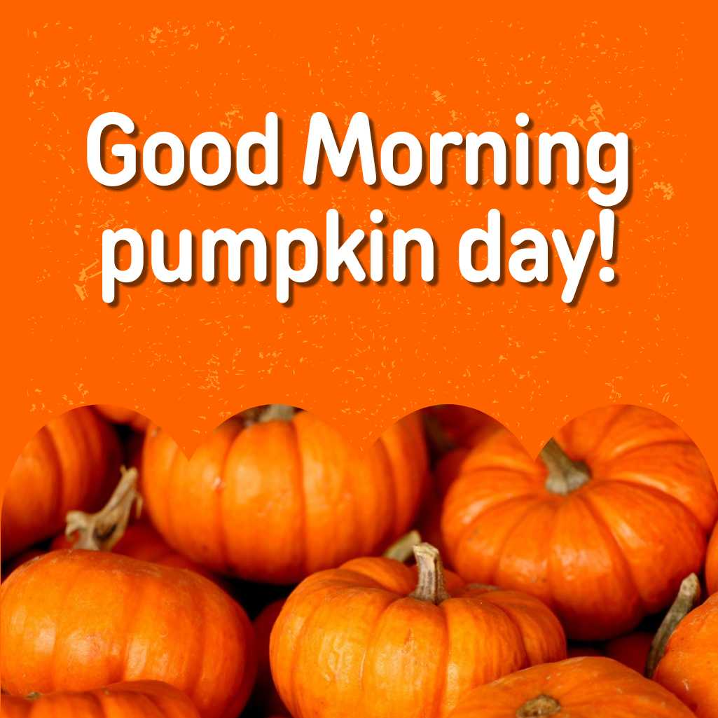 Good Morning Pumpkin Images