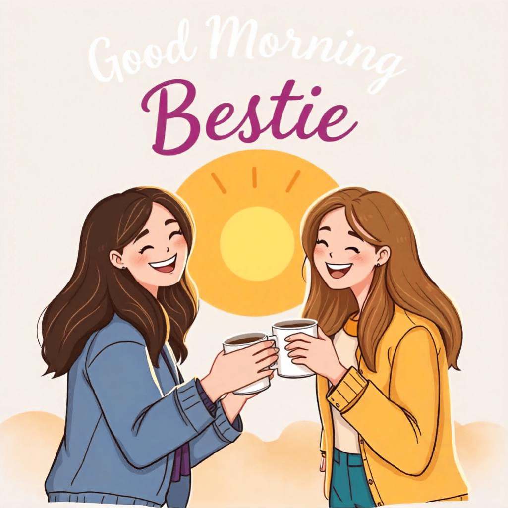 Good Morning Bestie Images