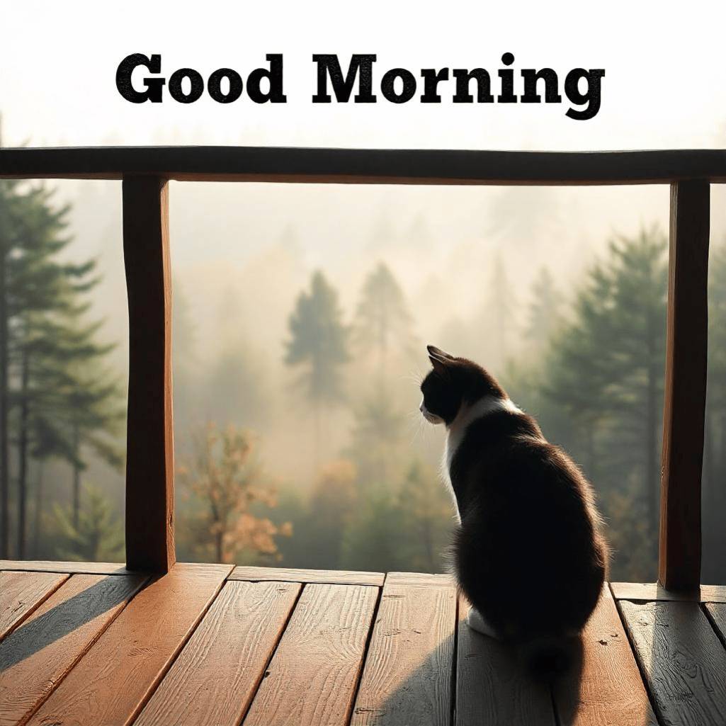 Good Morning Cat Images