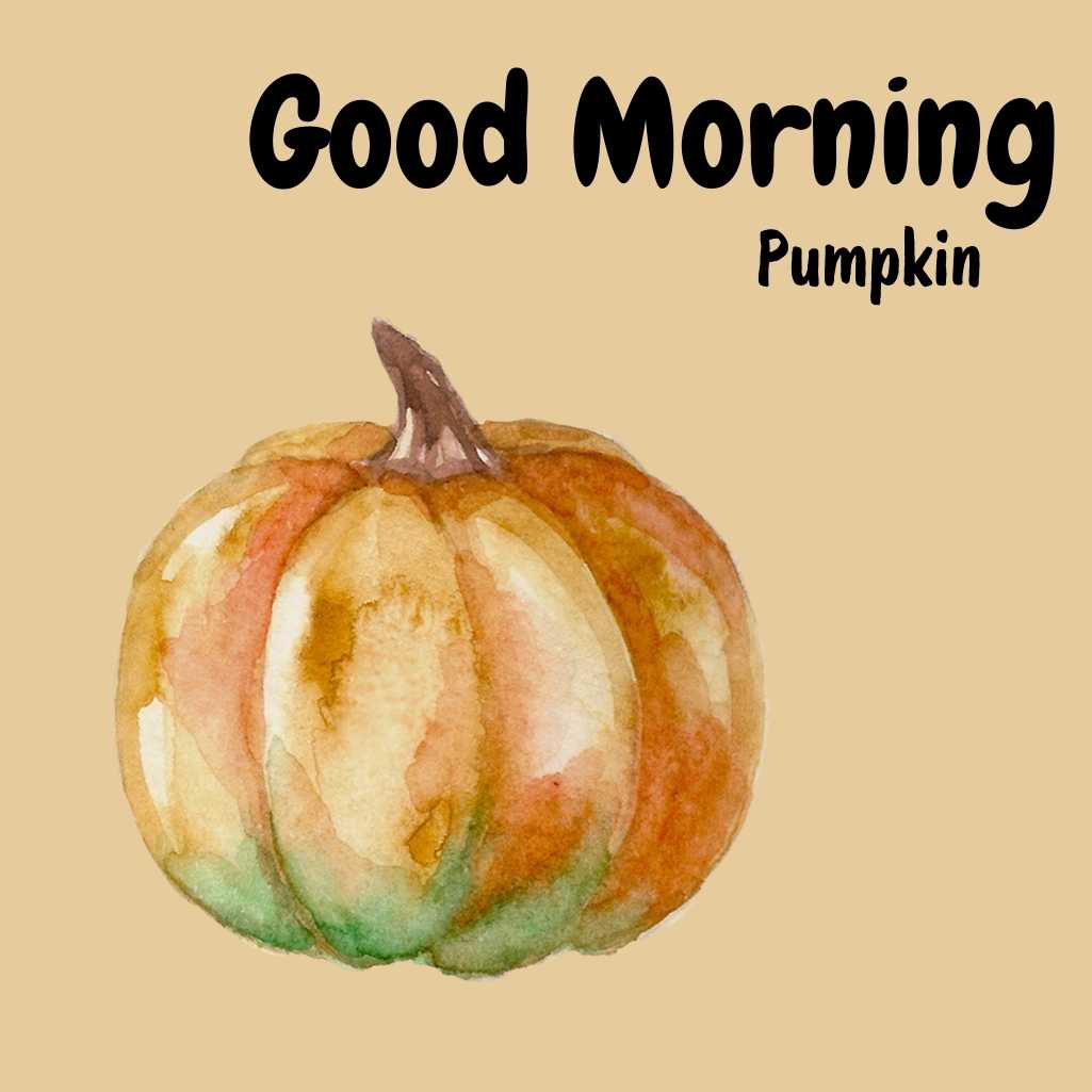 Good Morning Pumpkin Images