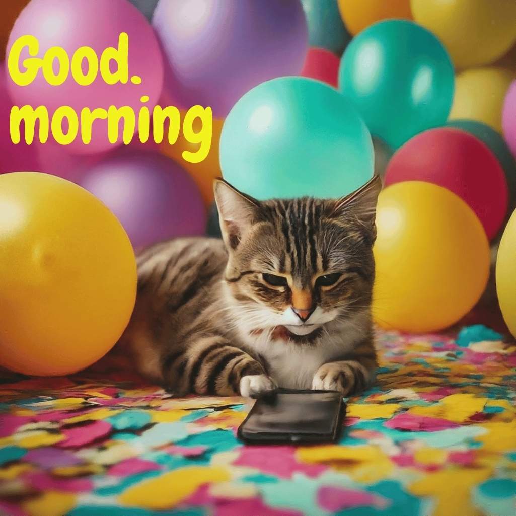 Good Morning Cat Images